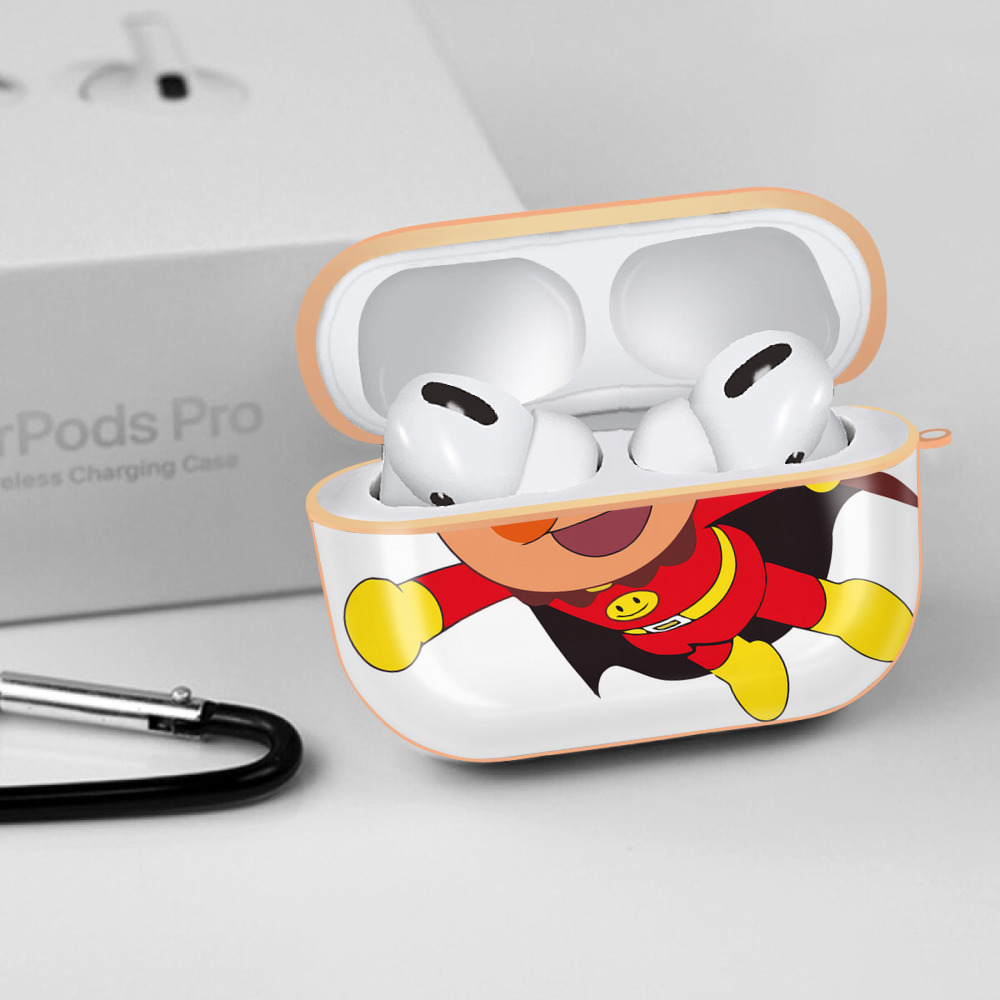 アンパンマン Anpanman 【AirPods Pro用】ハードシェル保護ケース｜耐衝撃・防指紋・カラビナ付き商品仕様