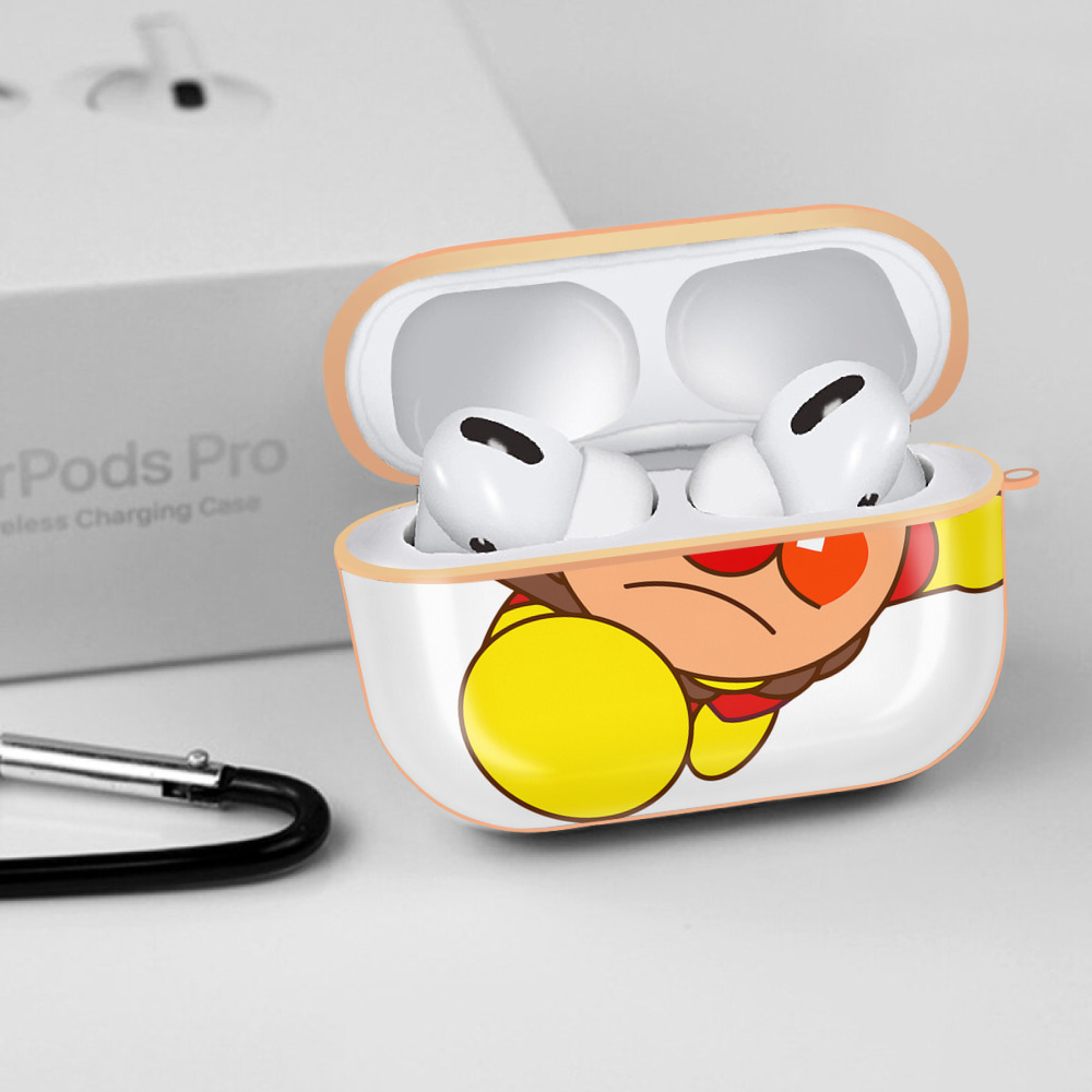 アンパンマン Anpanman 【AirPods Pro用】ハードシェル保護ケース｜耐衝撃・防指紋・カラビナ付き商品仕様