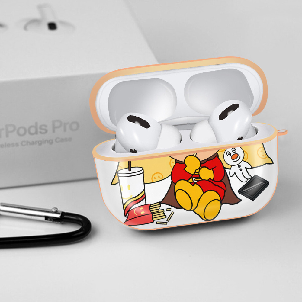 アンパンマン Anpanman 【AirPods Pro用】ハードシェル保護ケース｜耐衝撃・防指紋・カラビナ付き商品仕様