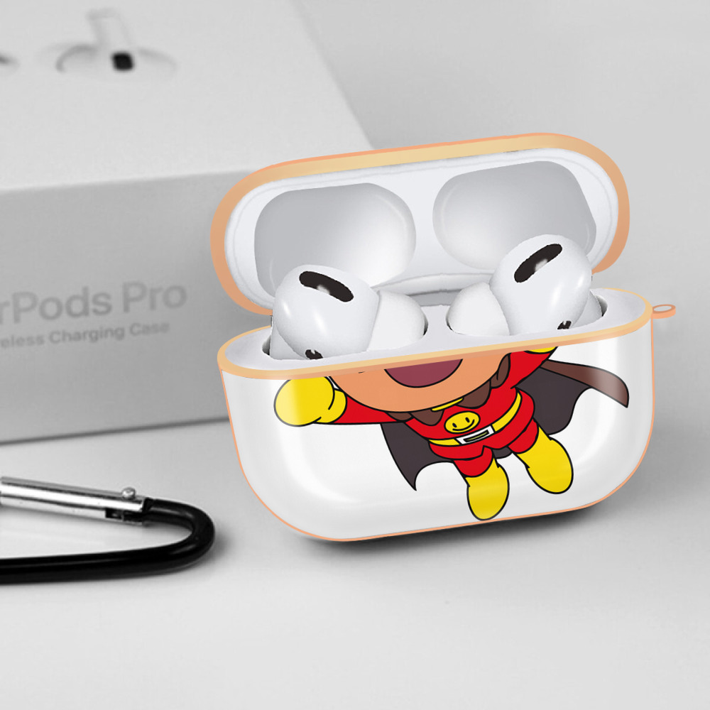 アンパンマン Anpanman 【AirPods Pro用】ハードシェル保護ケース｜耐衝撃・防指紋・カラビナ付き商品仕様