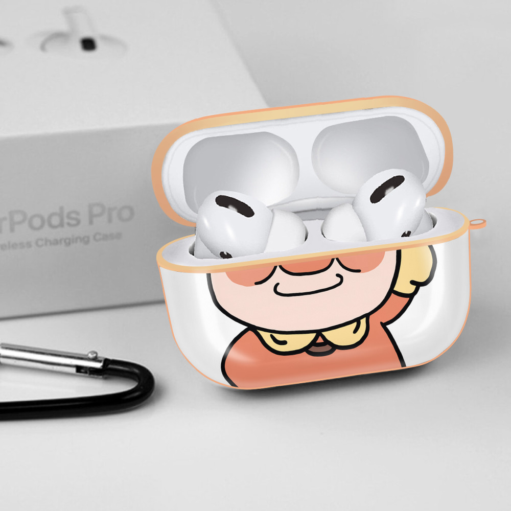 アンパンマン Anpanman 【AirPods Pro用】ハードシェル保護ケース｜耐衝撃・防指紋・カラビナ付き商品仕様