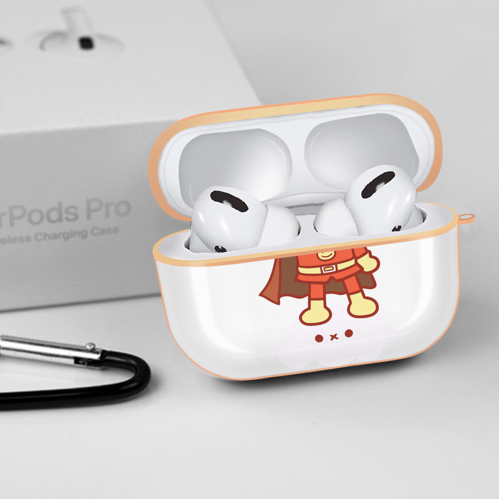 アンパンマン Anpanman 【AirPods Pro用】ハードシェル保護ケース｜耐衝撃・防指紋・カラビナ付き商品仕様