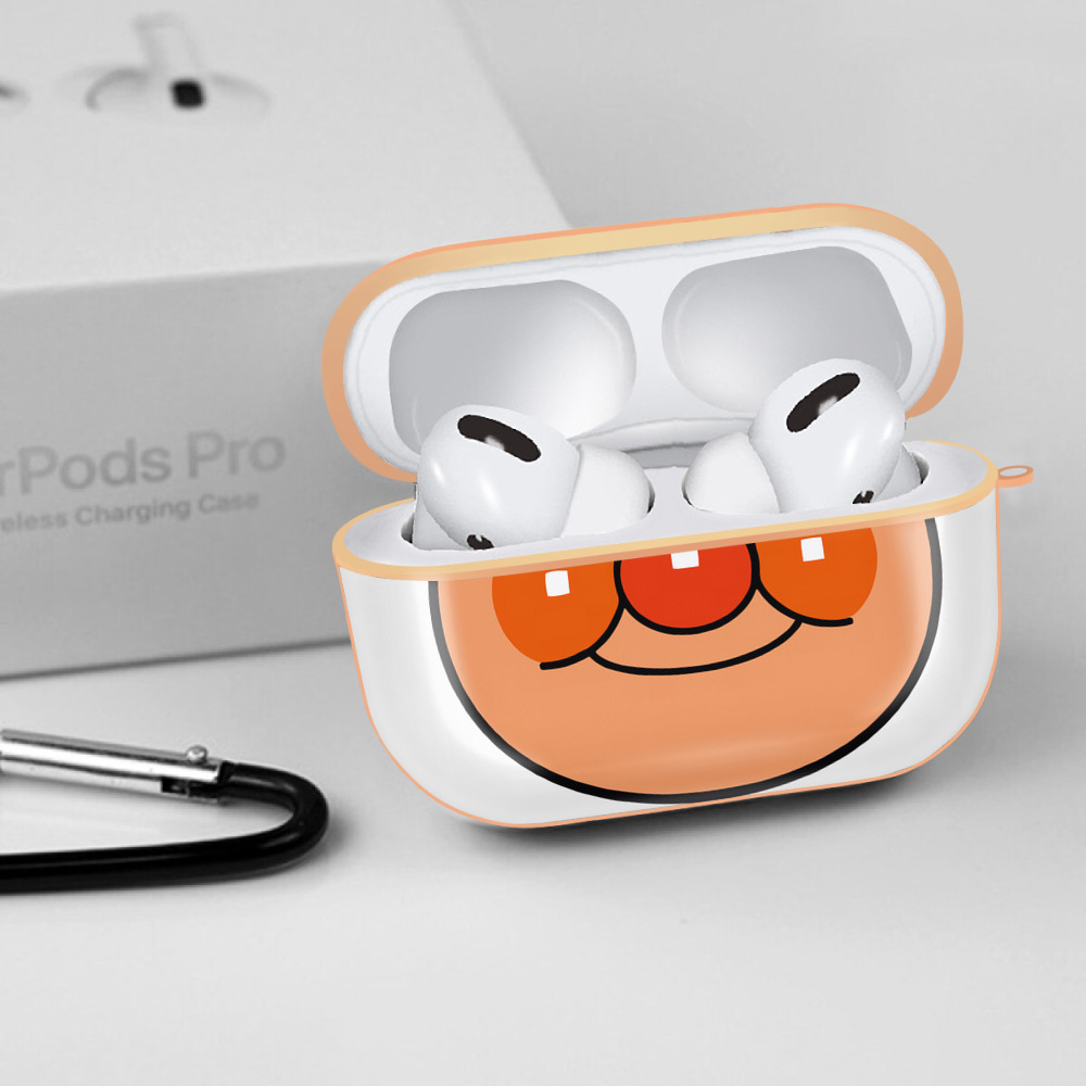 アンパンマン Anpanman 【AirPods Pro用】ハードシェル保護ケース｜耐衝撃・防指紋・カラビナ付き商品仕様