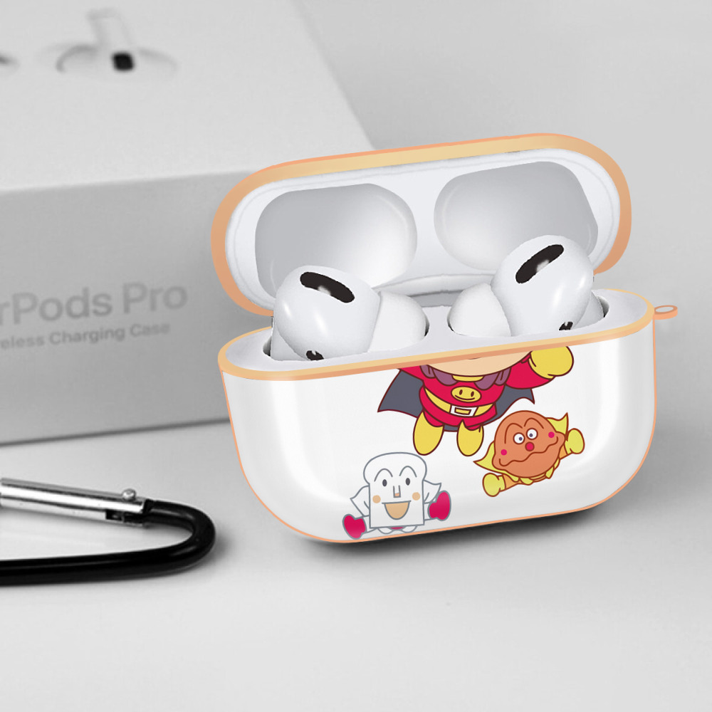 アンパンマン Anpanman 【AirPods Pro用】ハードシェル保護ケース｜耐衝撃・防指紋・カラビナ付き商品仕様