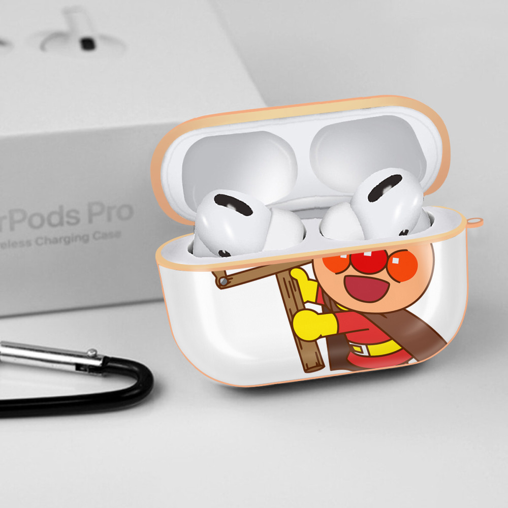 アンパンマン Anpanman 【AirPods Pro用】ハードシェル保護ケース｜耐衝撃・防指紋・カラビナ付き商品仕様