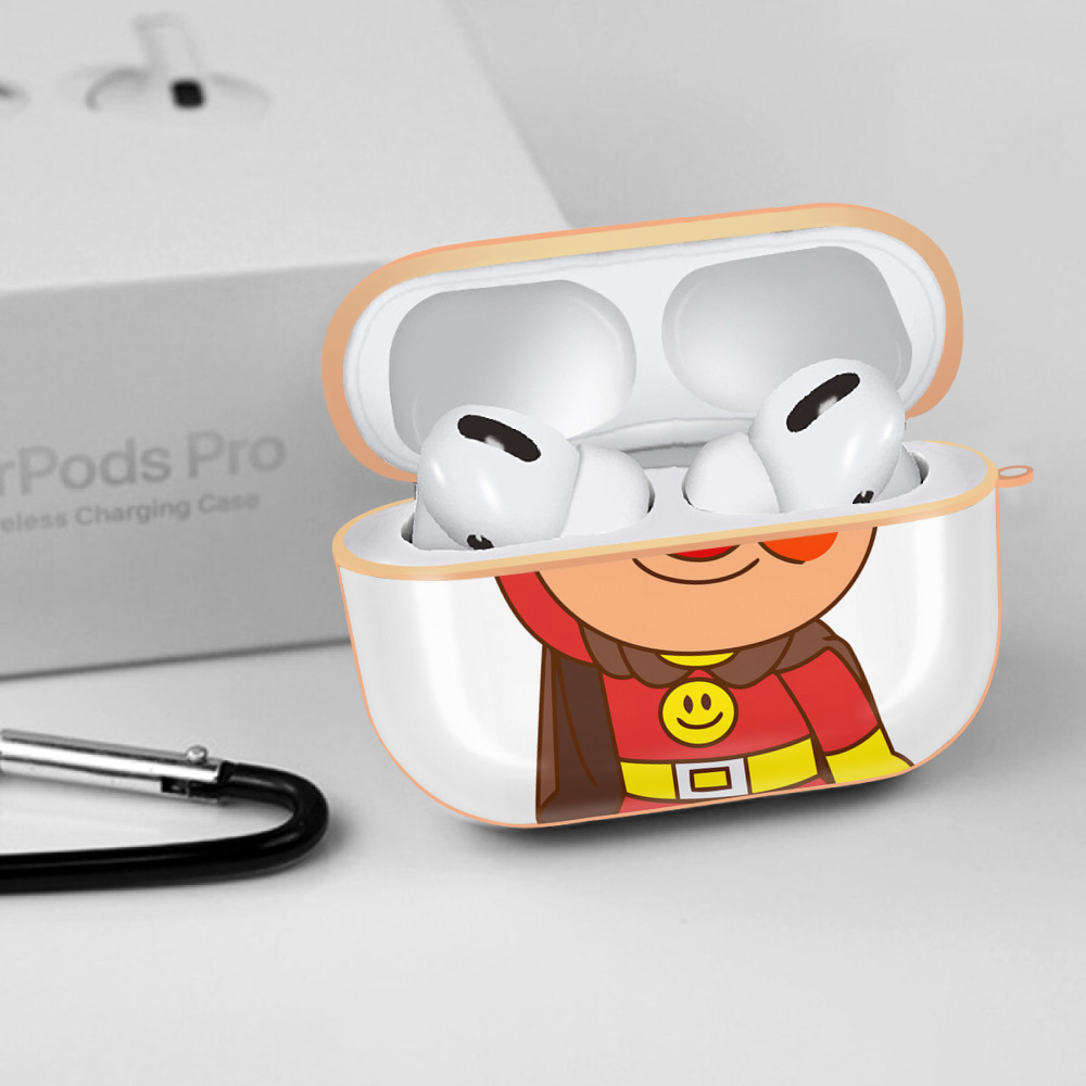 アンパンマン Anpanman 【AirPods Pro用】ハードシェル保護ケース｜耐衝撃・防指紋・カラビナ付き商品仕様