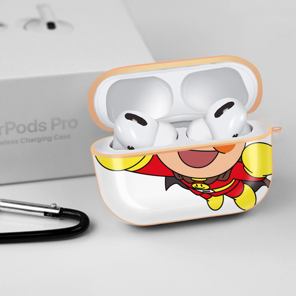 アンパンマン Anpanman 【AirPods Pro用】ハードシェル保護ケース｜耐衝撃・防指紋・カラビナ付き商品仕様