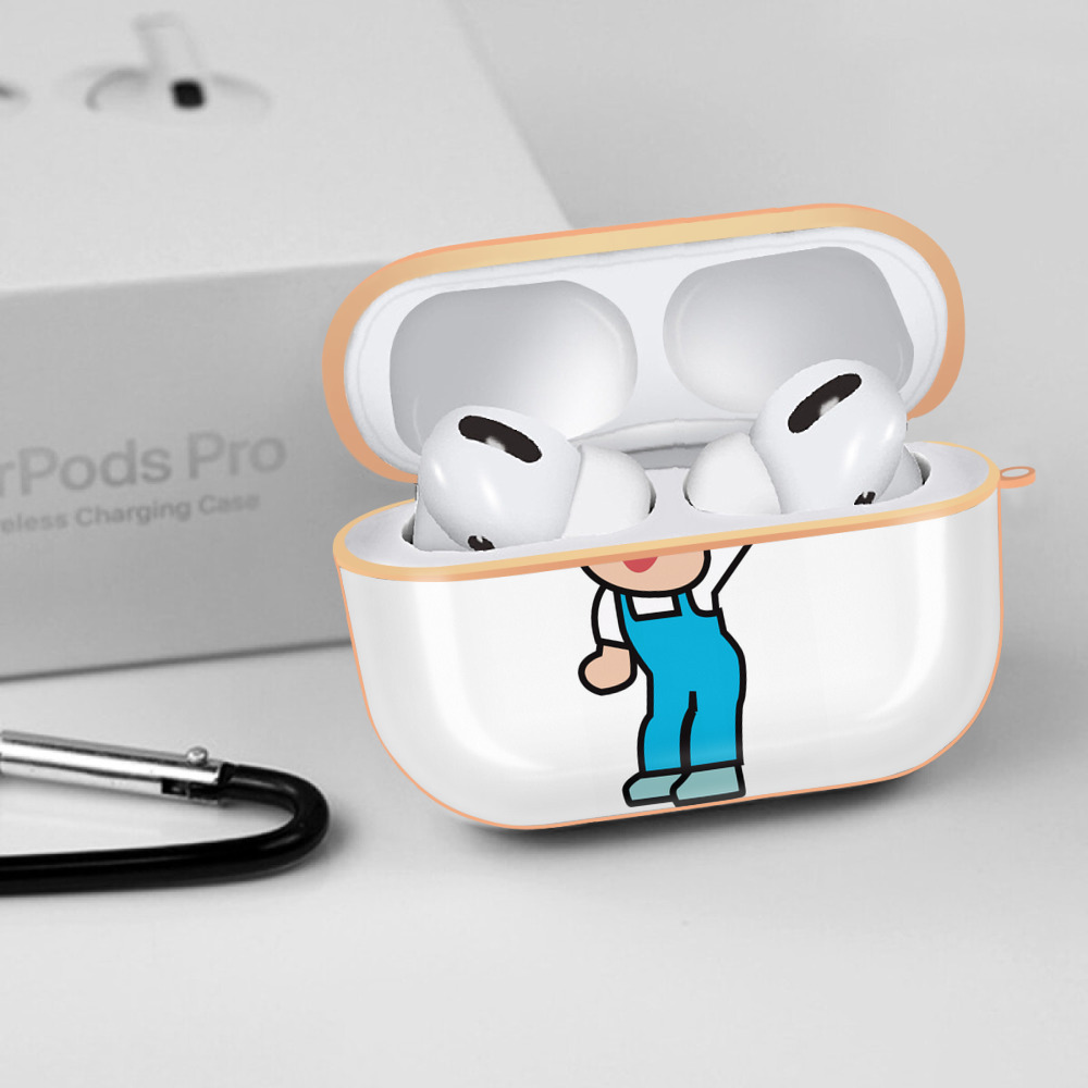 アンパンマン Anpanman 【AirPods Pro用】ハードシェル保護ケース｜耐衝撃・防指紋・カラビナ付き商品仕様