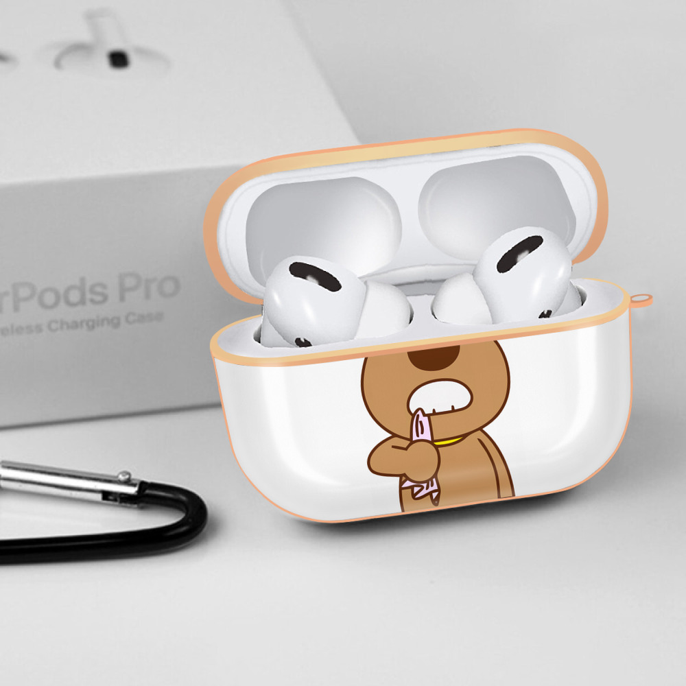 アンパンマン Anpanman 【AirPods Pro用】ハードシェル保護ケース｜耐衝撃・防指紋・カラビナ付き商品仕様