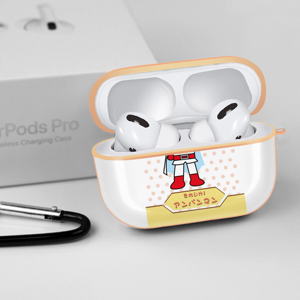 アンパンマン Anpanman 【AirPods Pro用】ハードシェル保護ケース｜耐衝撃・防指紋・カラビナ付き商品仕様