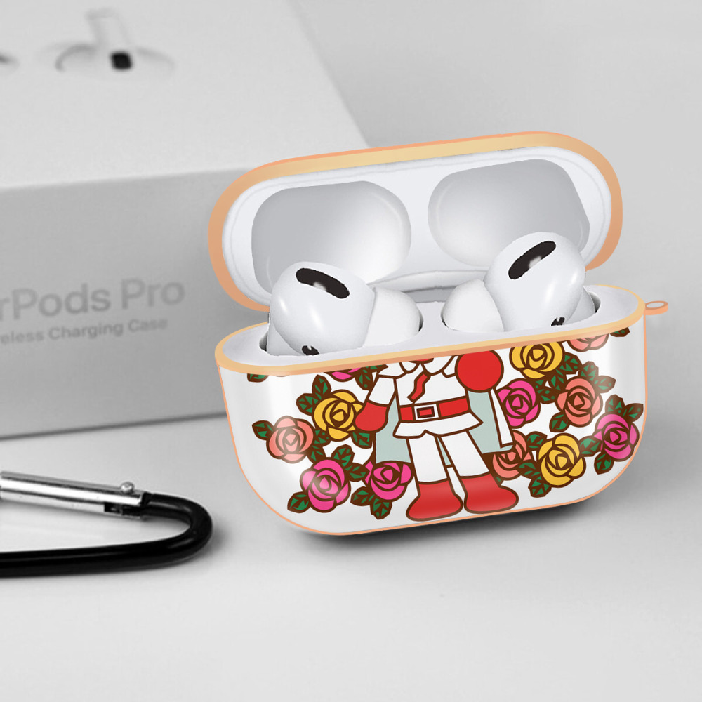 アンパンマン Anpanman 【AirPods Pro用】ハードシェル保護ケース｜耐衝撃・防指紋・カラビナ付き商品仕様