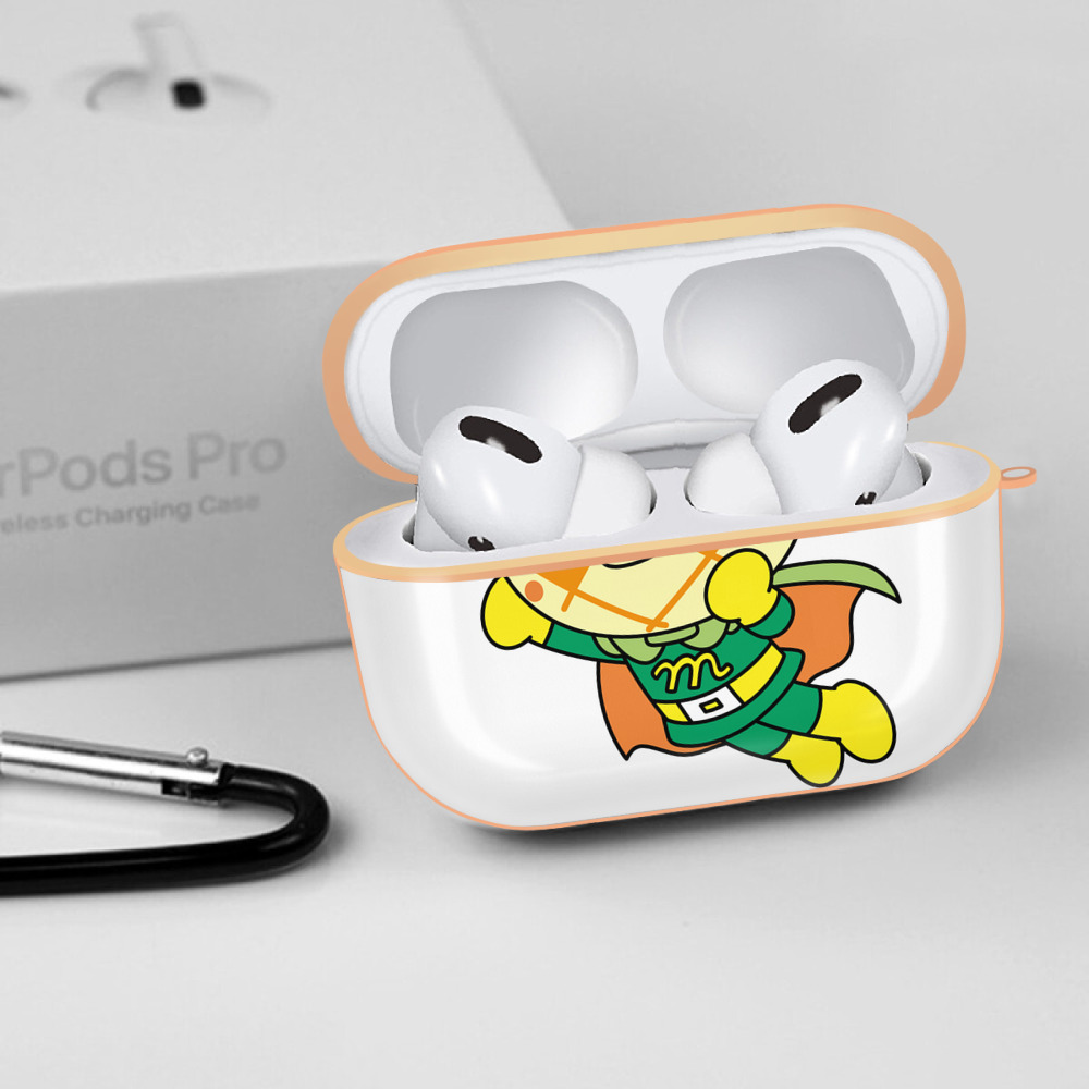 アンパンマン Anpanman 【AirPods Pro用】ハードシェル保護ケース｜耐衝撃・防指紋・カラビナ付き商品仕様