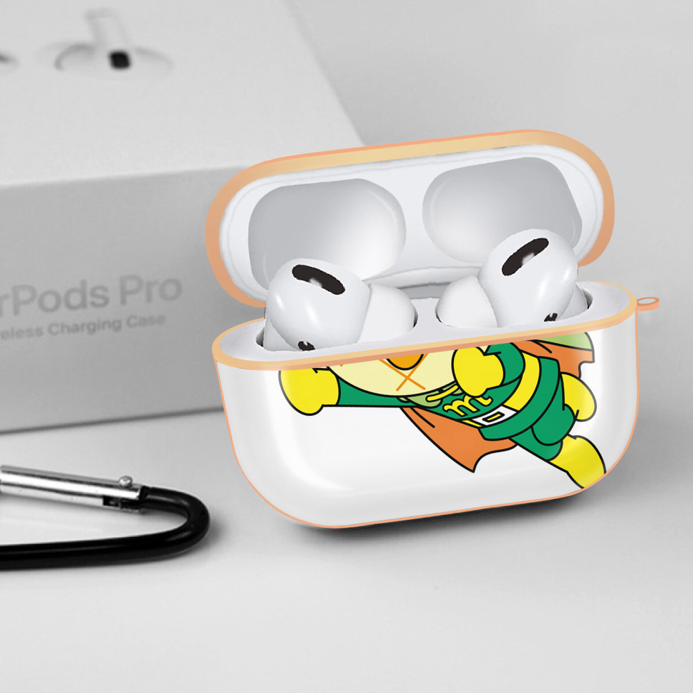 アンパンマン Anpanman 【AirPods Pro用】ハードシェル保護ケース｜耐衝撃・防指紋・カラビナ付き商品仕様