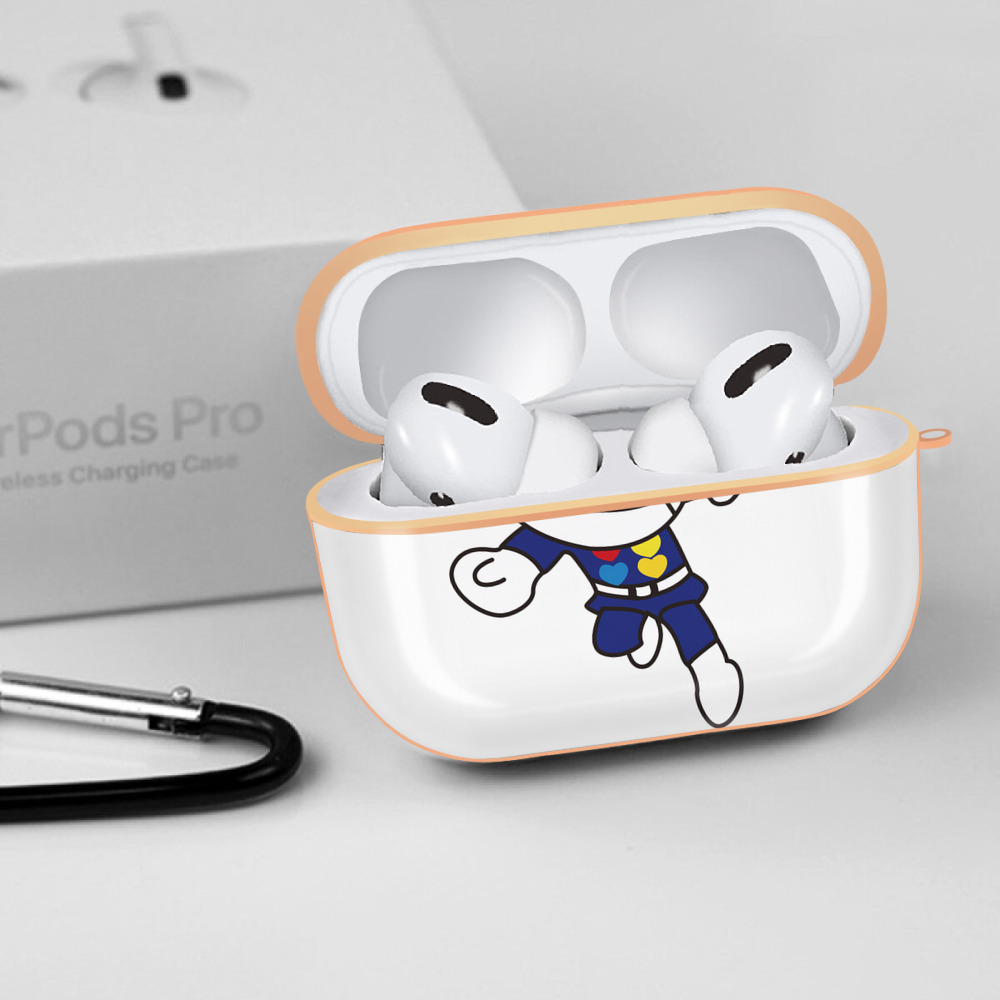 アンパンマン Anpanman 【AirPods Pro用】ハードシェル保護ケース｜耐衝撃・防指紋・カラビナ付き商品仕様
