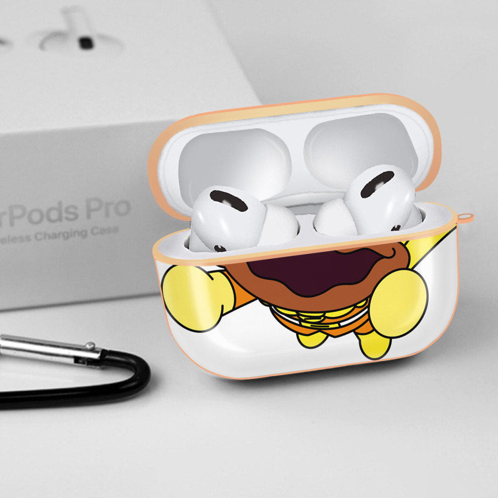 アンパンマン Anpanman 【AirPods Pro用】ハードシェル保護ケース｜耐衝撃・防指紋・カラビナ付き商品仕様