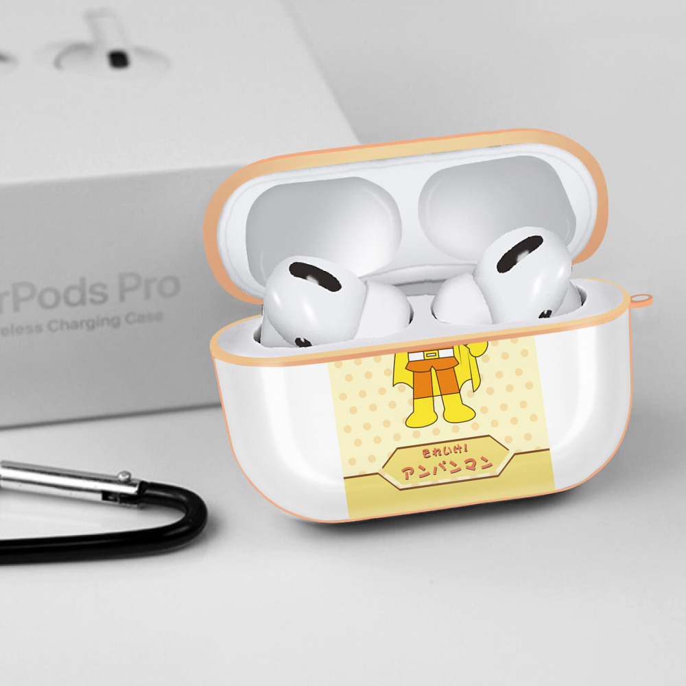 アンパンマン Anpanman 【AirPods Pro用】ハードシェル保護ケース｜耐衝撃・防指紋・カラビナ付き商品仕様