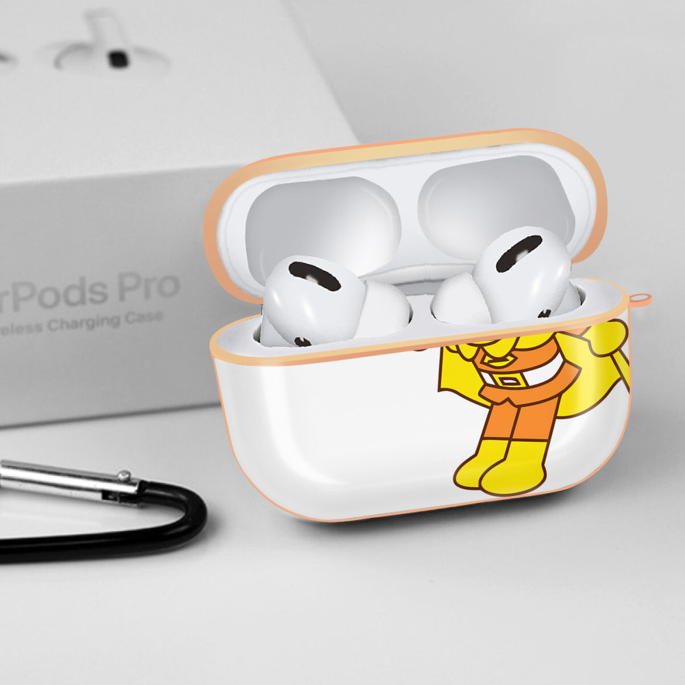 アンパンマン Anpanman 【AirPods Pro用】ハードシェル保護ケース｜耐衝撃・防指紋・カラビナ付き商品仕様