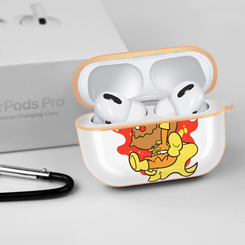 アンパンマン Anpanman 【AirPods Pro用】ハードシェル保護ケース｜耐衝撃・防指紋・カラビナ付き商品仕様