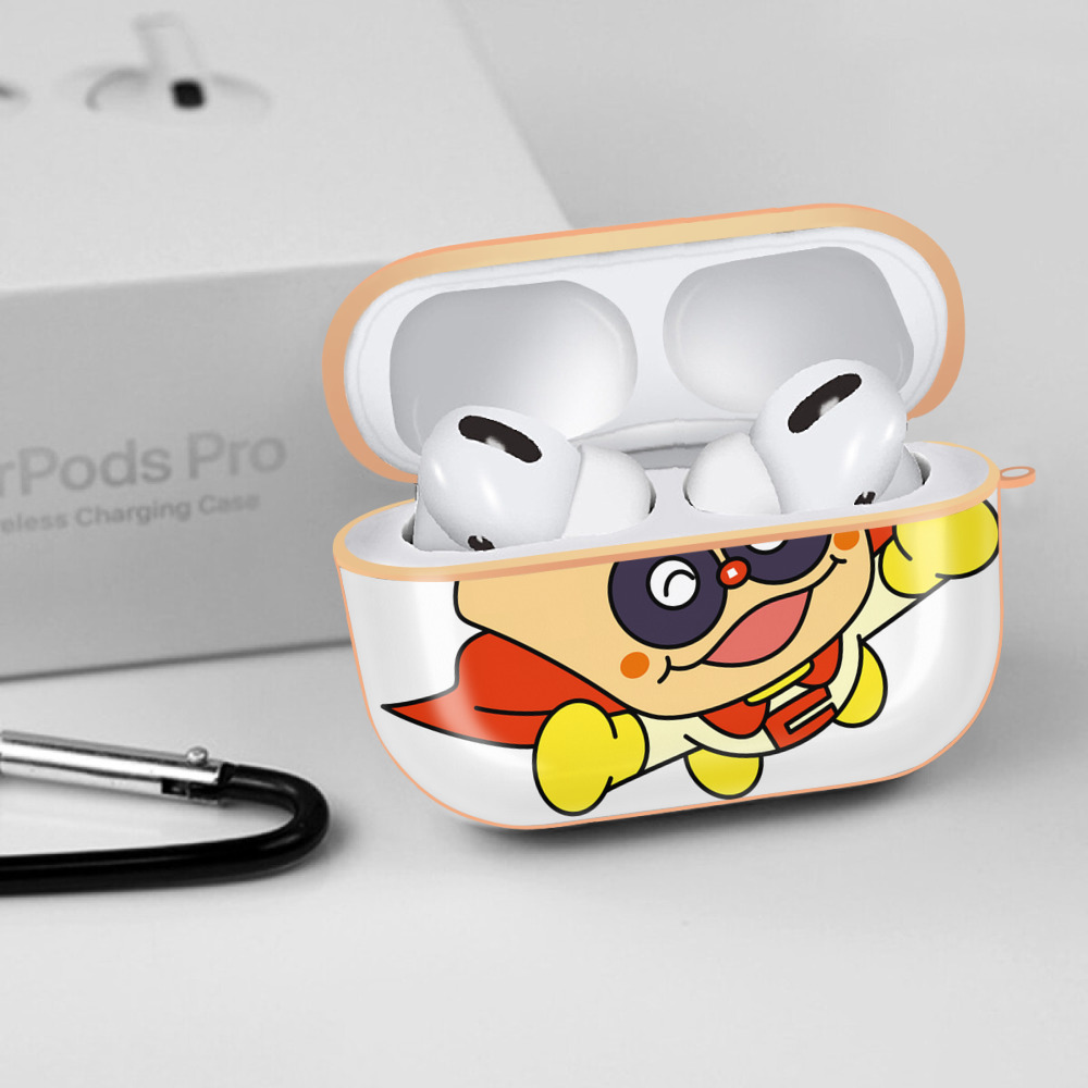 アンパンマン Anpanman 【AirPods Pro用】ハードシェル保護ケース｜耐衝撃・防指紋・カラビナ付き商品仕様