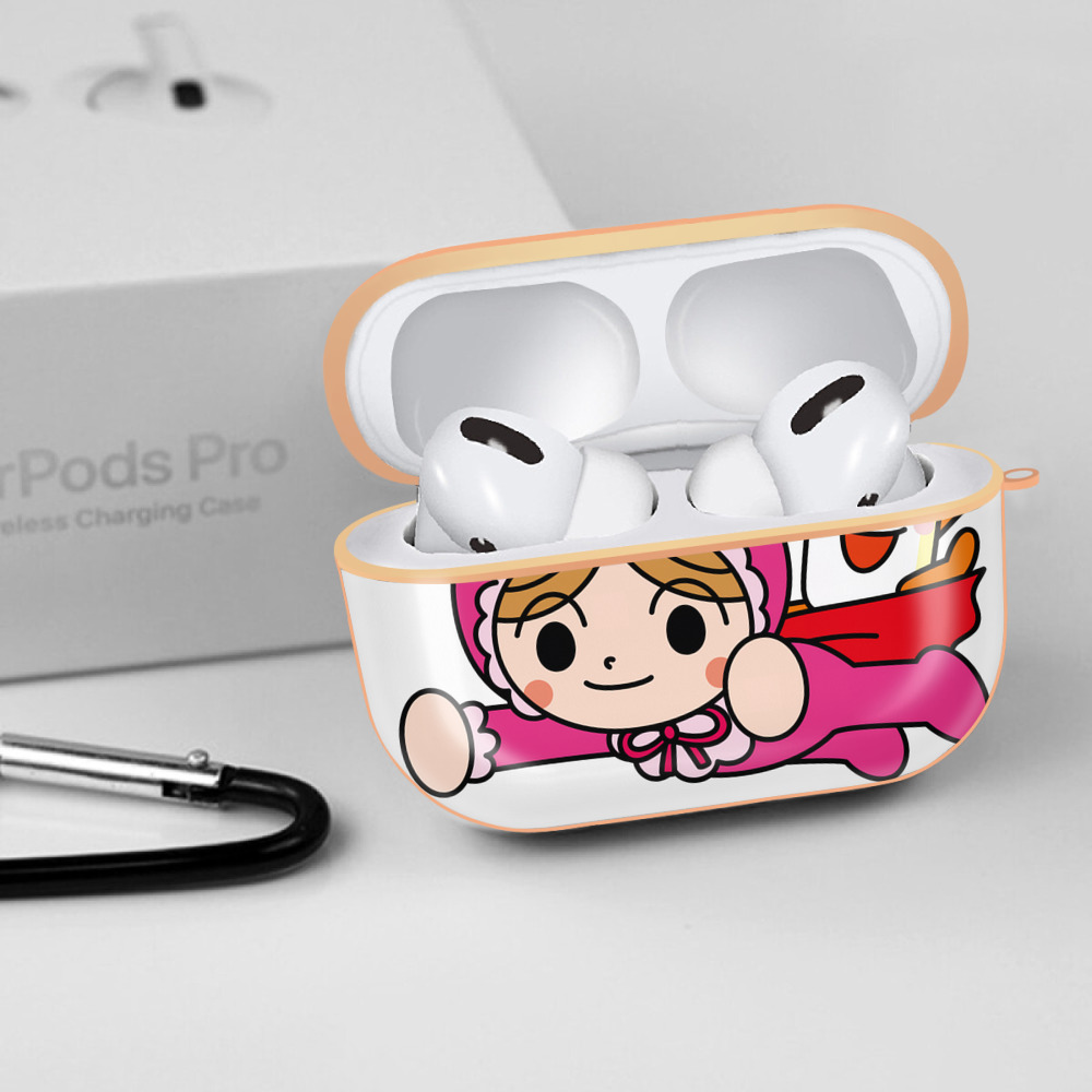 アンパンマン Anpanman 【AirPods Pro用】ハードシェル保護ケース｜耐衝撃・防指紋・カラビナ付き商品仕様