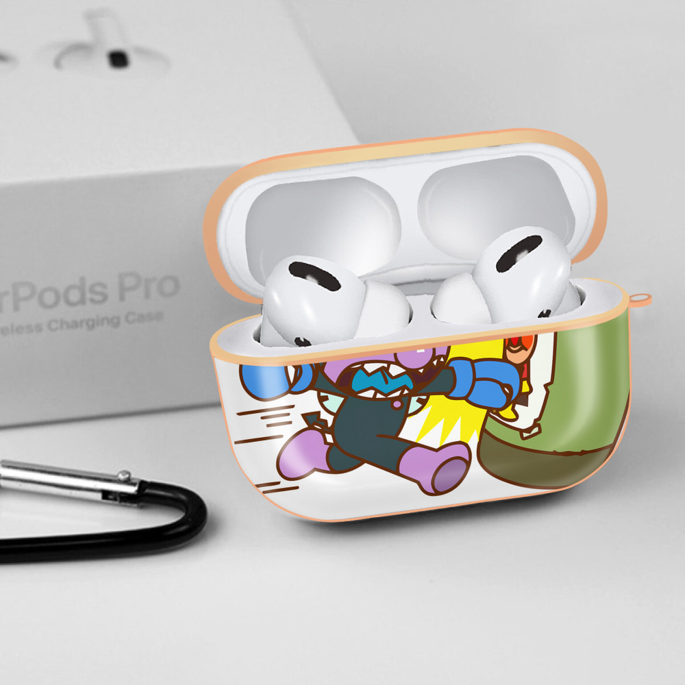 アンパンマン Anpanman 【AirPods Pro用】ハードシェル保護ケース｜耐衝撃・防指紋・カラビナ付き商品仕様