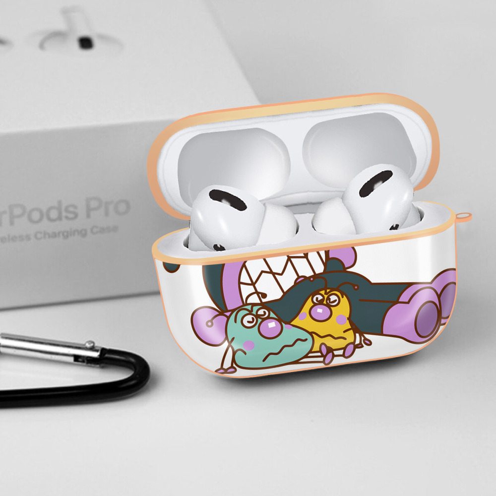 アンパンマン Anpanman 【AirPods Pro用】ハードシェル保護ケース｜耐衝撃・防指紋・カラビナ付き商品仕様