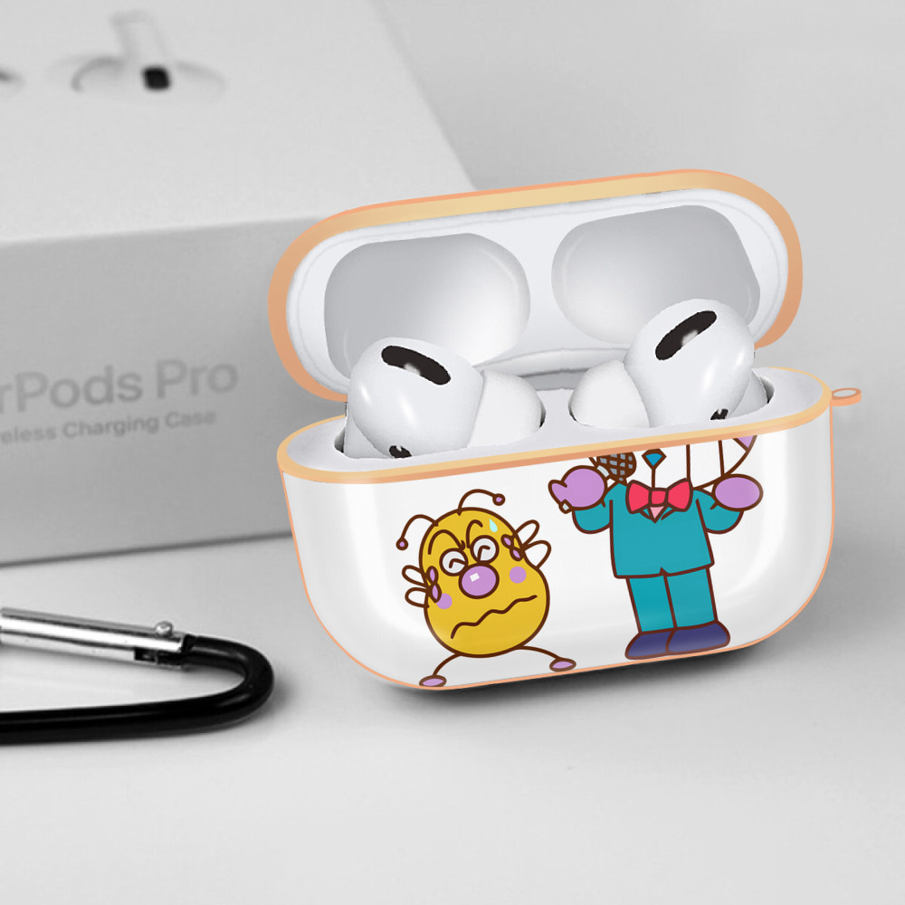 アンパンマン Anpanman 【AirPods Pro用】ハードシェル保護ケース｜耐衝撃・防指紋・カラビナ付き商品仕様