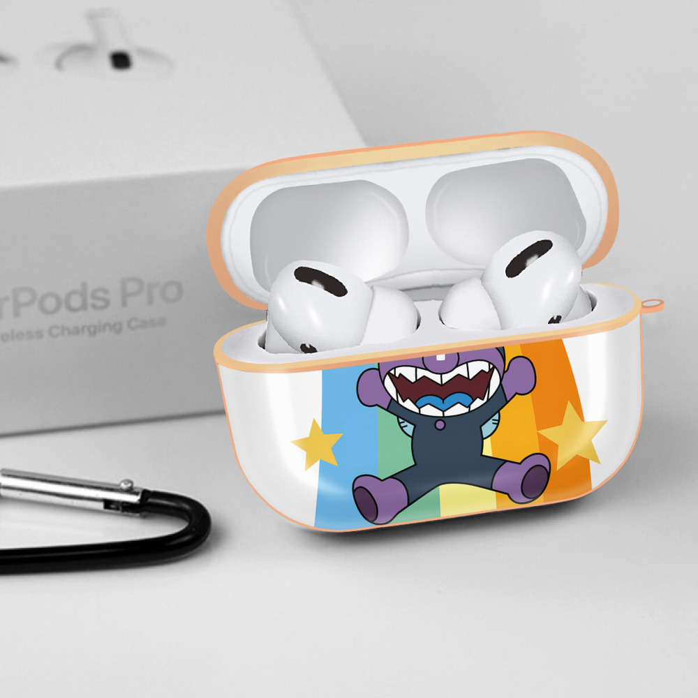 アンパンマン Anpanman 【AirPods Pro用】ハードシェル保護ケース｜耐衝撃・防指紋・カラビナ付き商品仕様