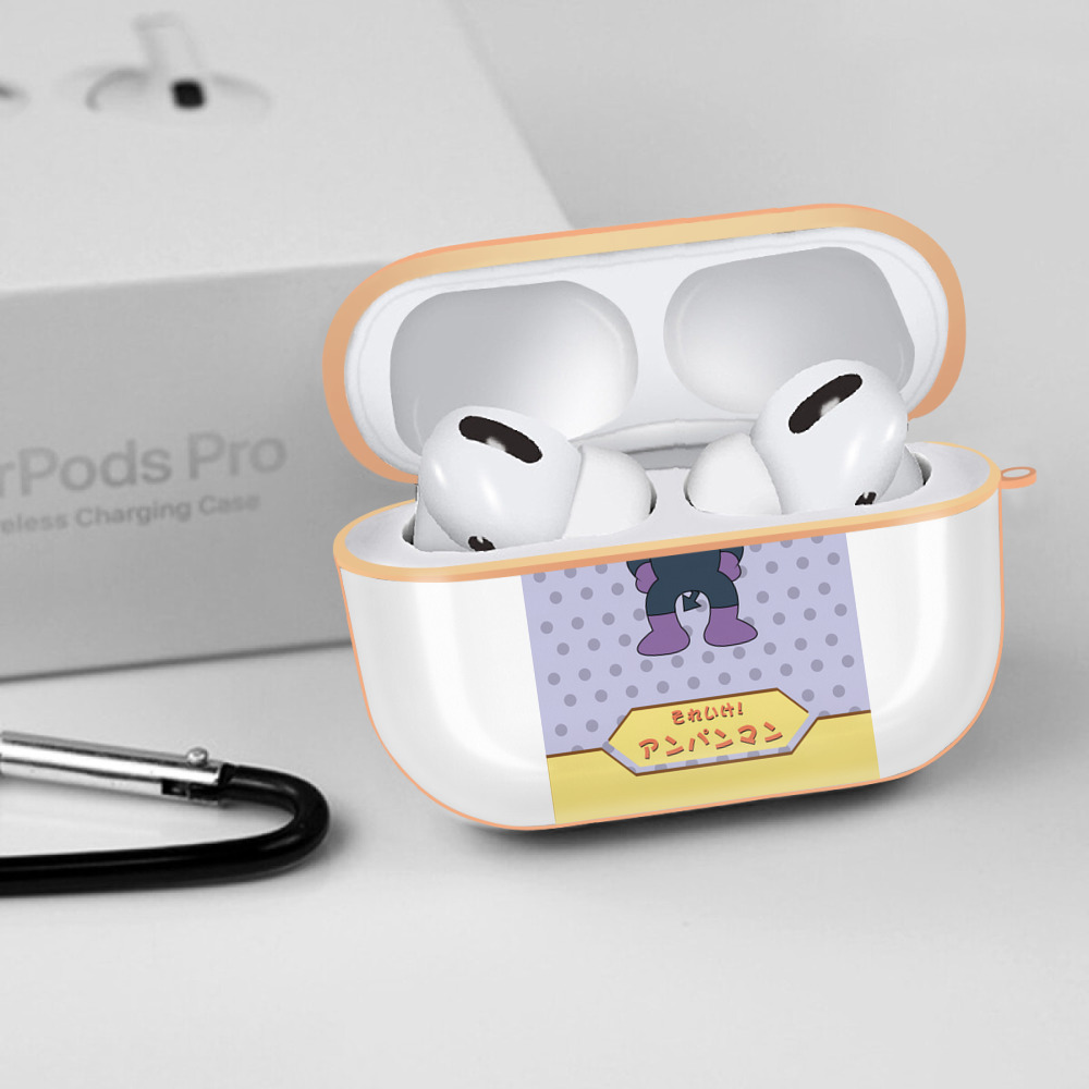 アンパンマン Anpanman 【AirPods Pro用】ハードシェル保護ケース｜耐衝撃・防指紋・カラビナ付き商品仕様