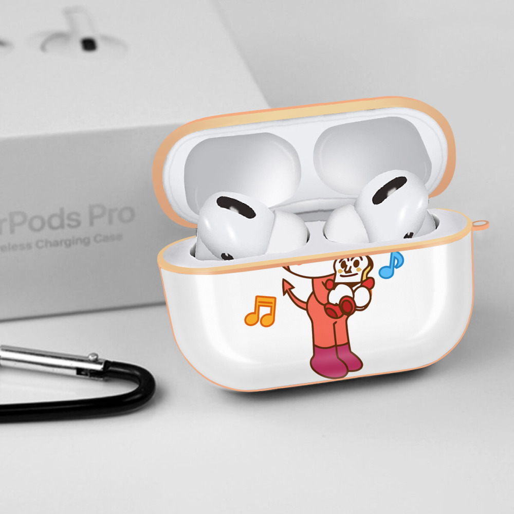 アンパンマン Anpanman 【AirPods Pro用】ハードシェル保護ケース｜耐衝撃・防指紋・カラビナ付き商品仕様