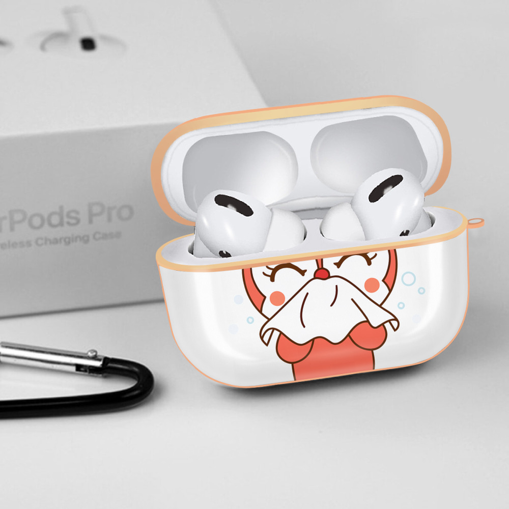 アンパンマン Anpanman 【AirPods Pro用】ハードシェル保護ケース｜耐衝撃・防指紋・カラビナ付き商品仕様