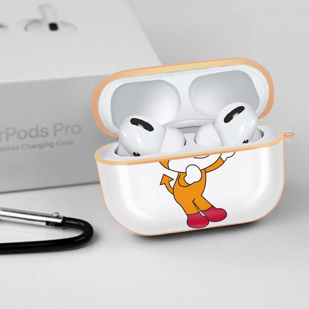 アンパンマン Anpanman 【AirPods Pro用】ハードシェル保護ケース｜耐衝撃・防指紋・カラビナ付き商品仕様