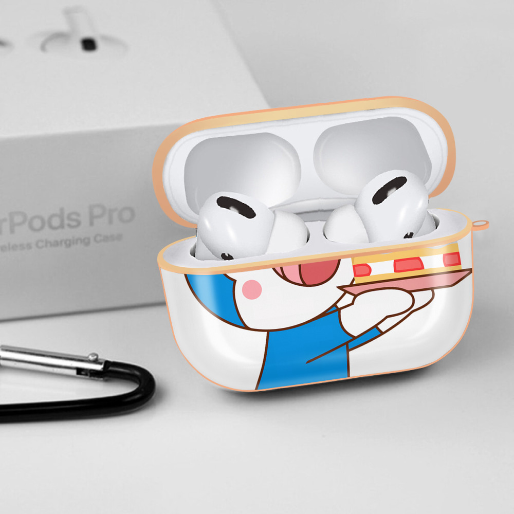 アンパンマン Anpanman 【AirPods Pro用】ハードシェル保護ケース｜耐衝撃・防指紋・カラビナ付き商品仕様