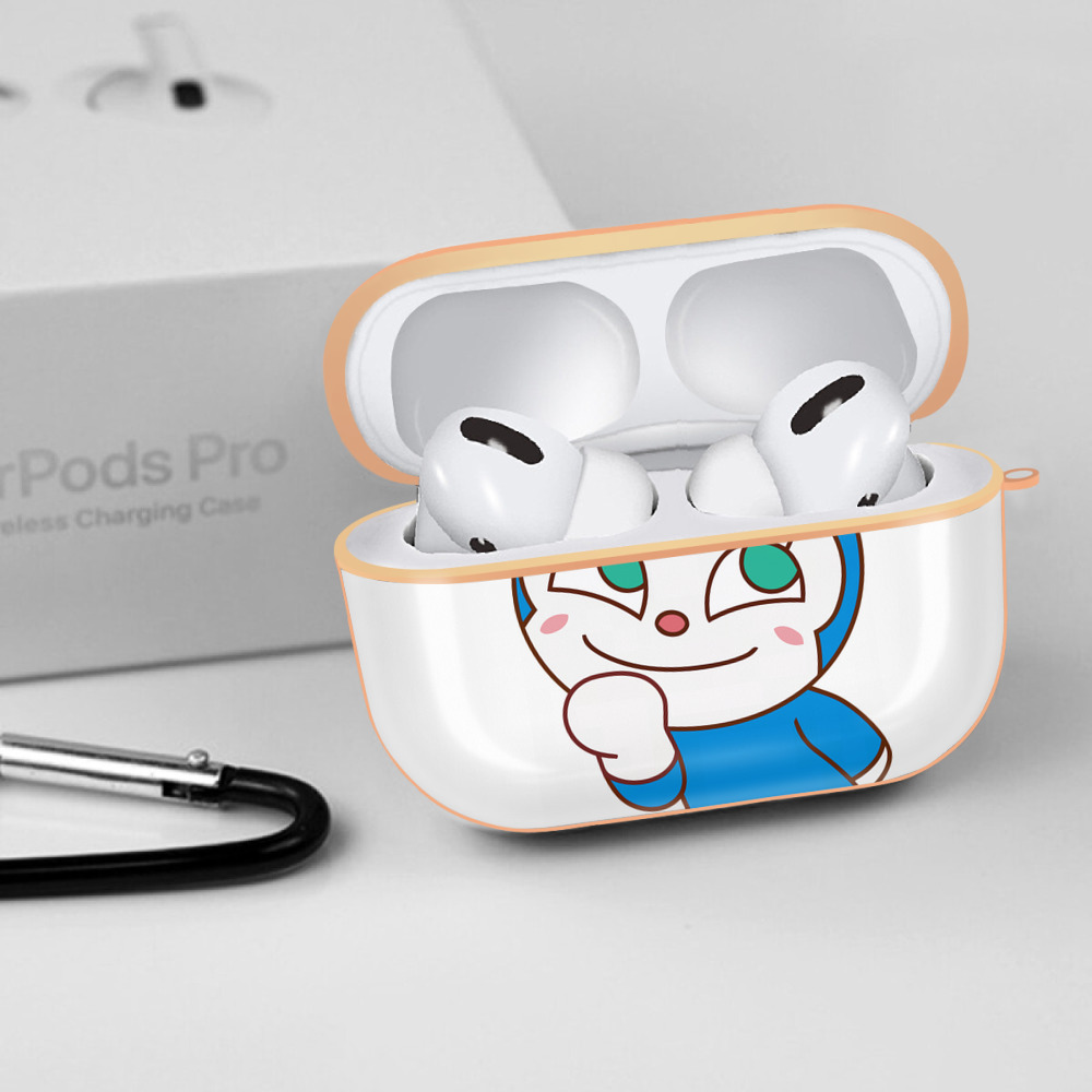 アンパンマン Anpanman 【AirPods Pro用】ハードシェル保護ケース｜耐衝撃・防指紋・カラビナ付き商品仕様