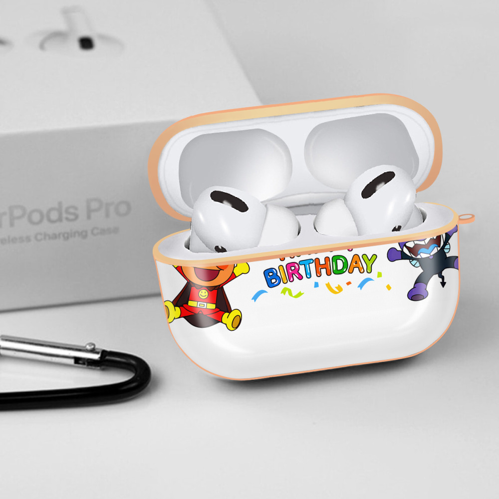 アンパンマン Anpanman 【AirPods Pro用】ハードシェル保護ケース｜耐衝撃・防指紋・カラビナ付き商品仕様