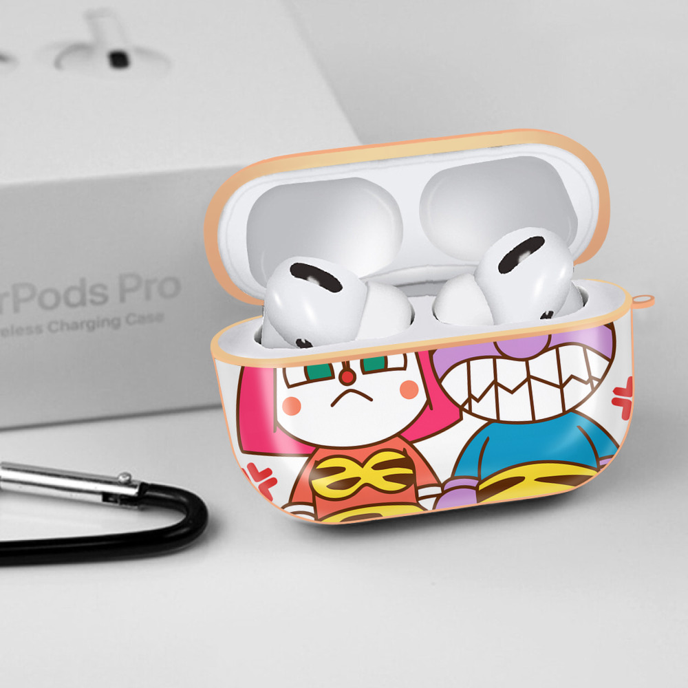 アンパンマン Anpanman 【AirPods Pro用】ハードシェル保護ケース｜耐衝撃・防指紋・カラビナ付き商品仕様
