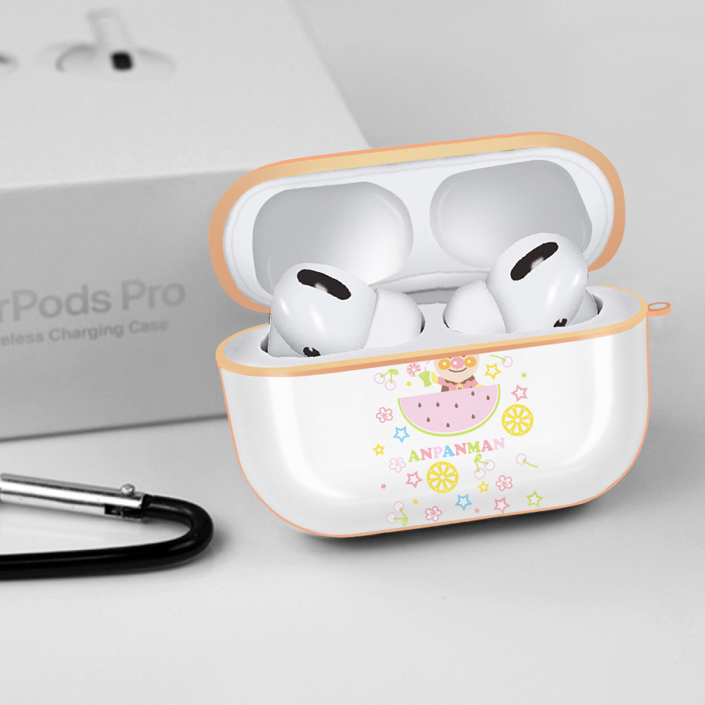 アンパンマン Anpanman 【AirPods Pro用】ハードシェル保護ケース｜耐衝撃・防指紋・カラビナ付き商品仕様