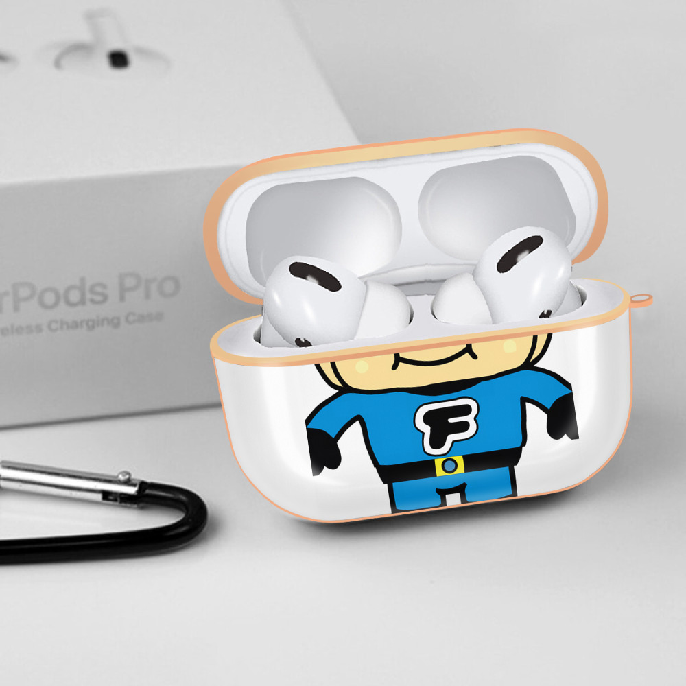 アンパンマン Anpanman 【AirPods Pro用】ハードシェル保護ケース｜耐衝撃・防指紋・カラビナ付き商品仕様