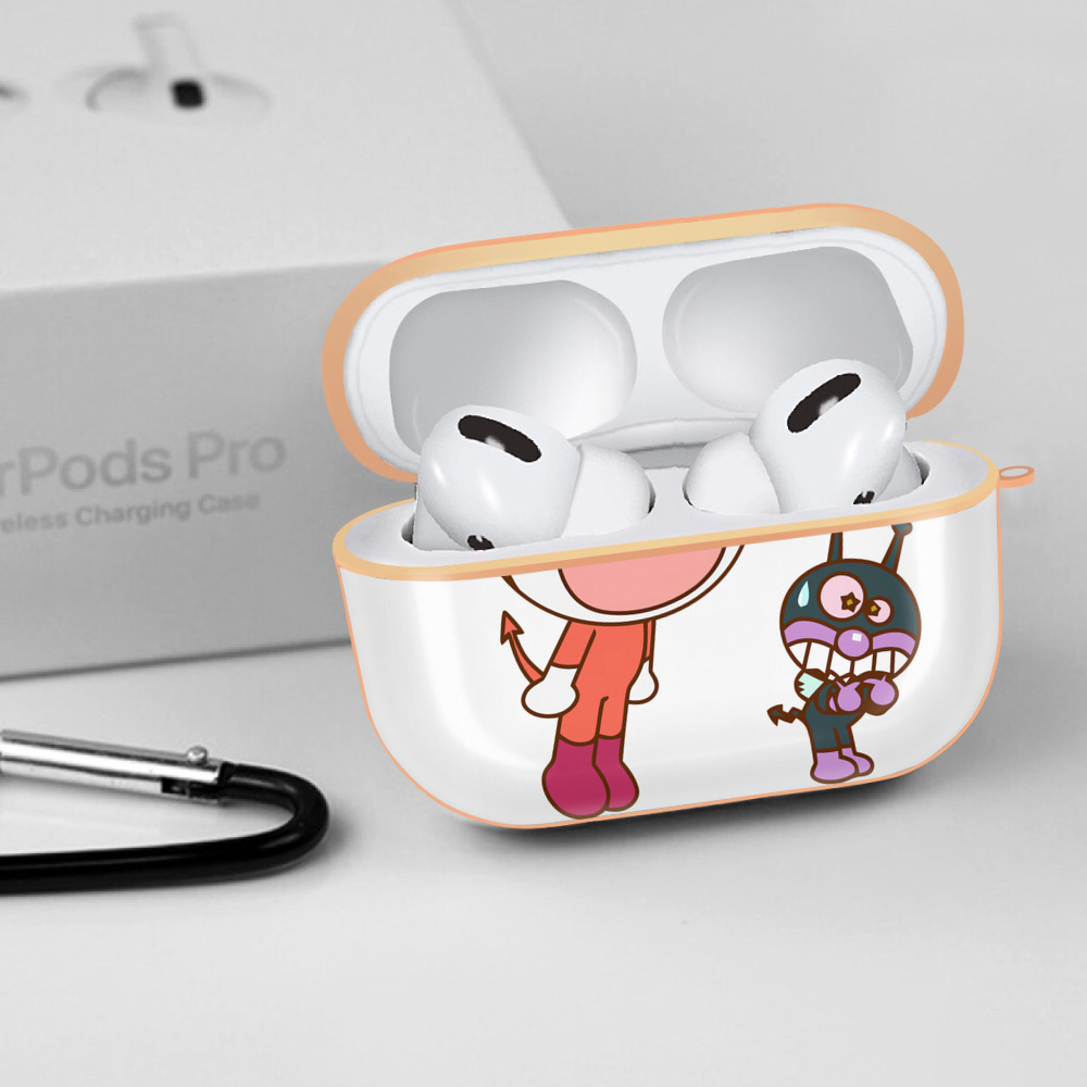 アンパンマン Anpanman 【AirPods Pro用】ハードシェル保護ケース｜耐衝撃・防指紋・カラビナ付き商品仕様