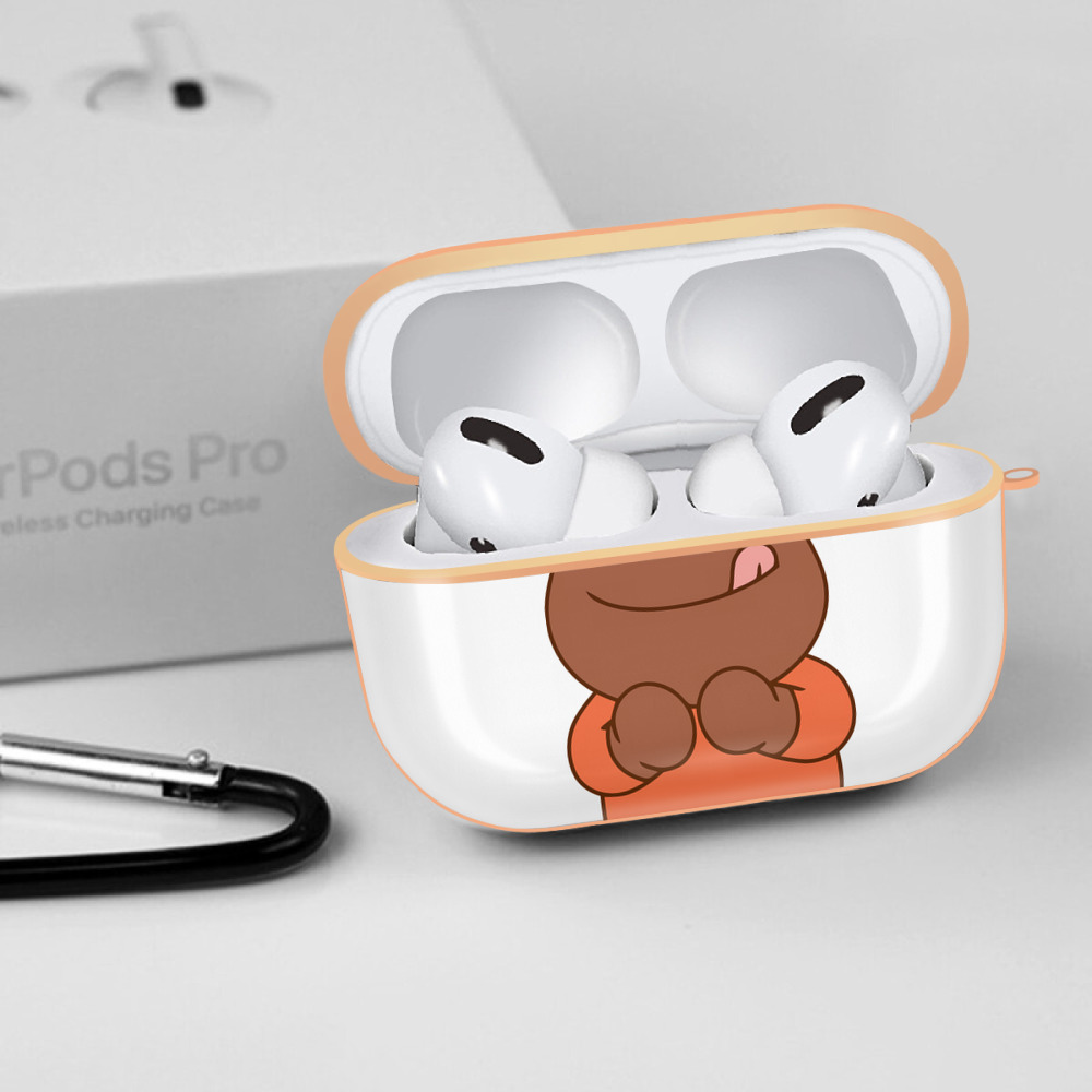 アンパンマン Anpanman 【AirPods Pro用】ハードシェル保護ケース｜耐衝撃・防指紋・カラビナ付き商品仕様