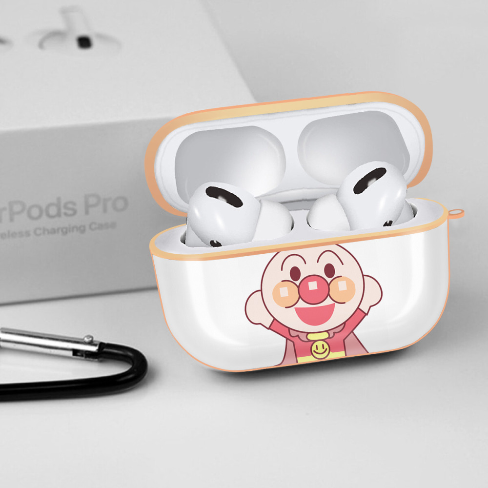 アンパンマン Anpanman 【AirPods Pro用】ハードシェル保護ケース｜耐衝撃・防指紋・カラビナ付き商品仕様