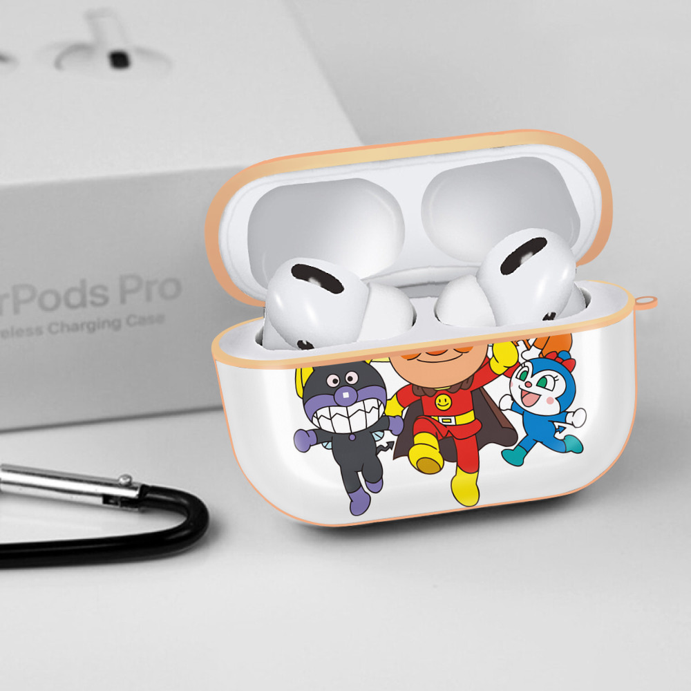 アンパンマン Anpanman 【AirPods Pro用】ハードシェル保護ケース｜耐衝撃・防指紋・カラビナ付き商品仕様