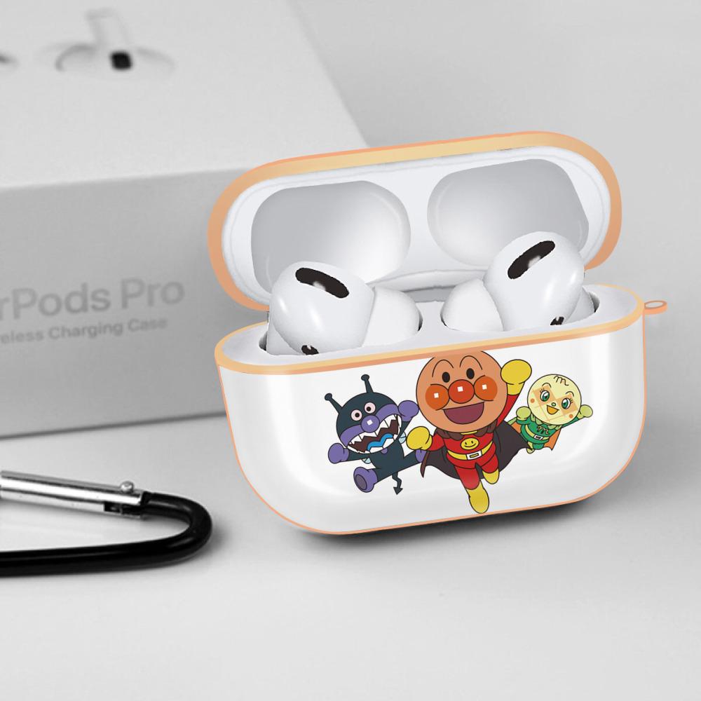アンパンマン Anpanman 【AirPods Pro用】ハードシェル保護ケース｜耐衝撃・防指紋・カラビナ付き商品仕様
