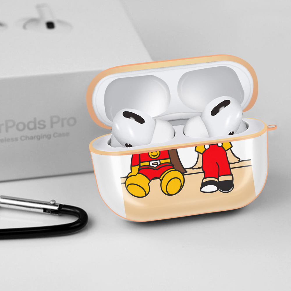 アンパンマン Anpanman 【AirPods Pro用】ハードシェル保護ケース｜耐衝撃・防指紋・カラビナ付き商品仕様