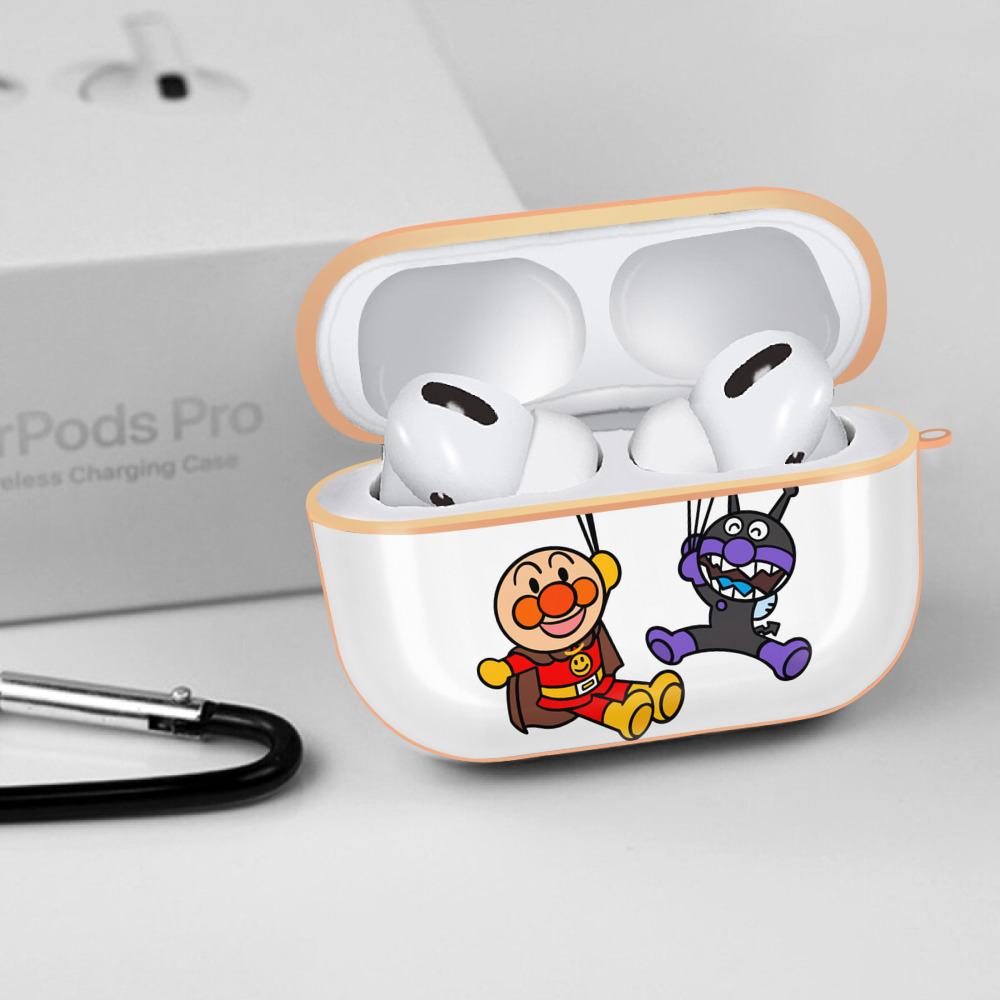アンパンマン Anpanman 【AirPods Pro用】ハードシェル保護ケース｜耐衝撃・防指紋・カラビナ付き商品仕様