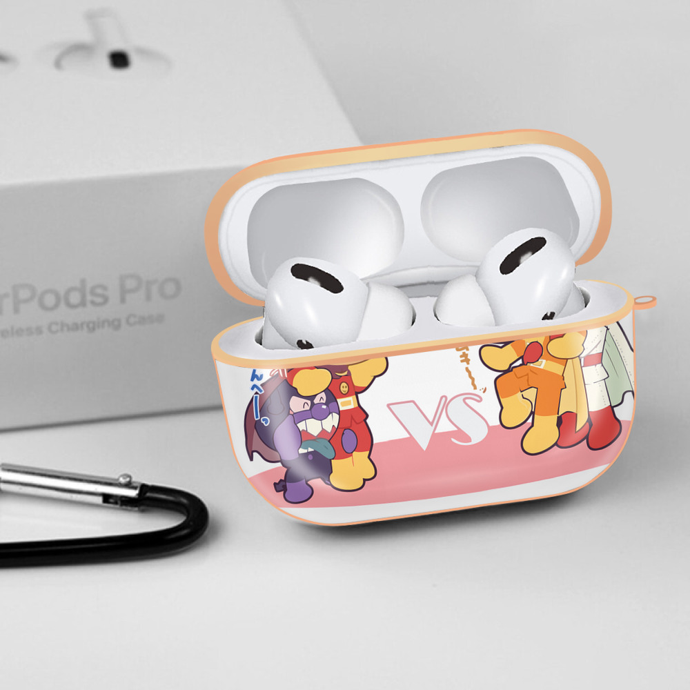 アンパンマン Anpanman 【AirPods Pro用】ハードシェル保護ケース｜耐衝撃・防指紋・カラビナ付き商品仕様