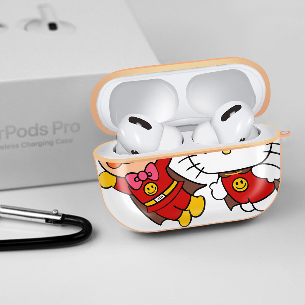 アンパンマン Anpanman 【AirPods Pro用】ハードシェル保護ケース｜耐衝撃・防指紋・カラビナ付き商品仕様