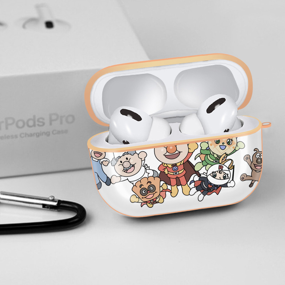 アンパンマン Anpanman 【AirPods Pro用】ハードシェル保護ケース｜耐衝撃・防指紋・カラビナ付き商品仕様