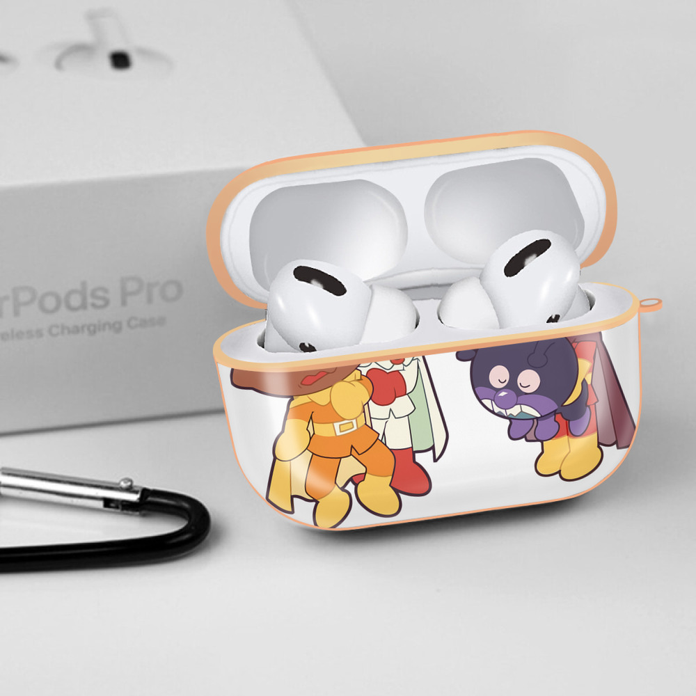 アンパンマン Anpanman 【AirPods Pro用】ハードシェル保護ケース｜耐衝撃・防指紋・カラビナ付き商品仕様