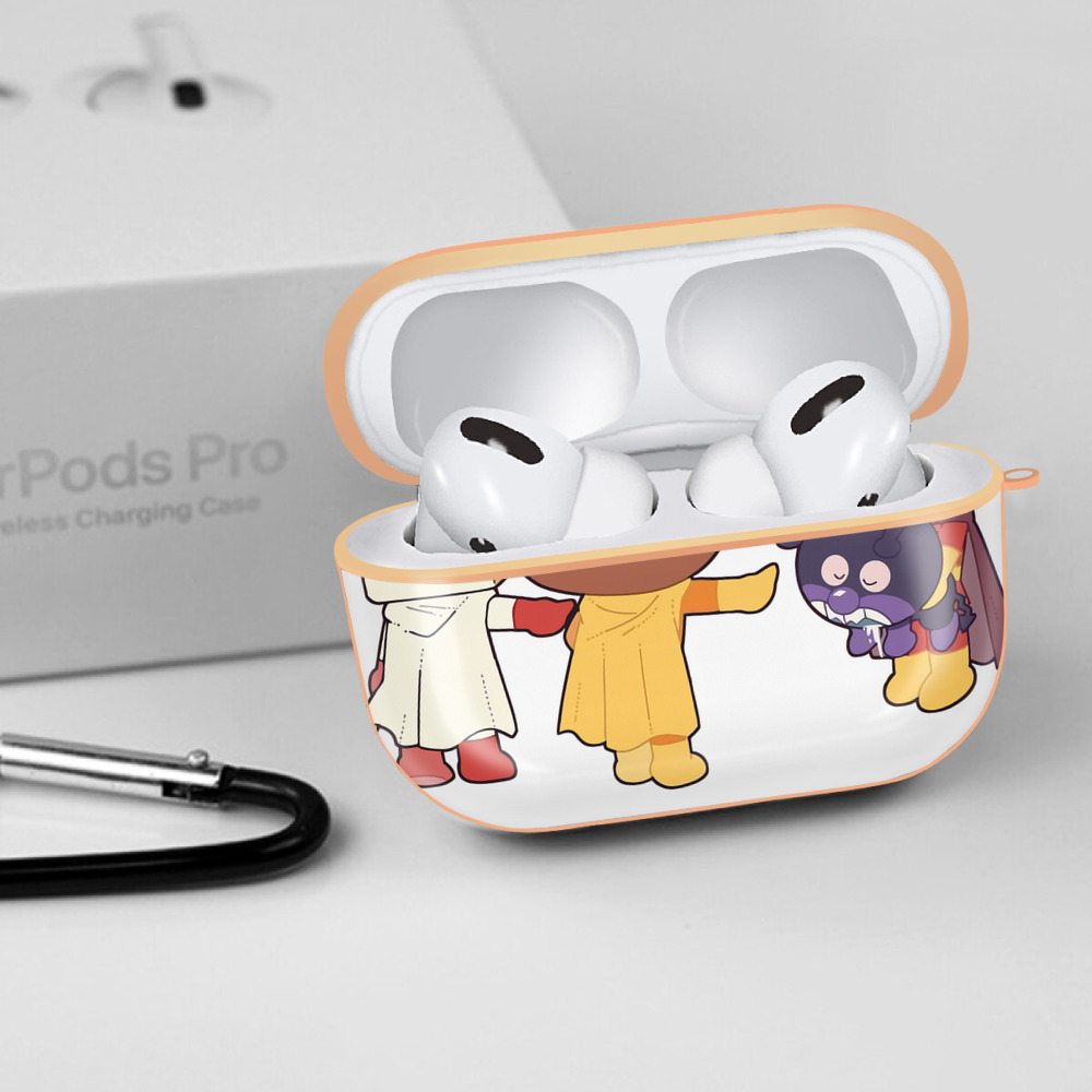 アンパンマン Anpanman 【AirPods Pro用】ハードシェル保護ケース｜耐衝撃・防指紋・カラビナ付き商品仕様